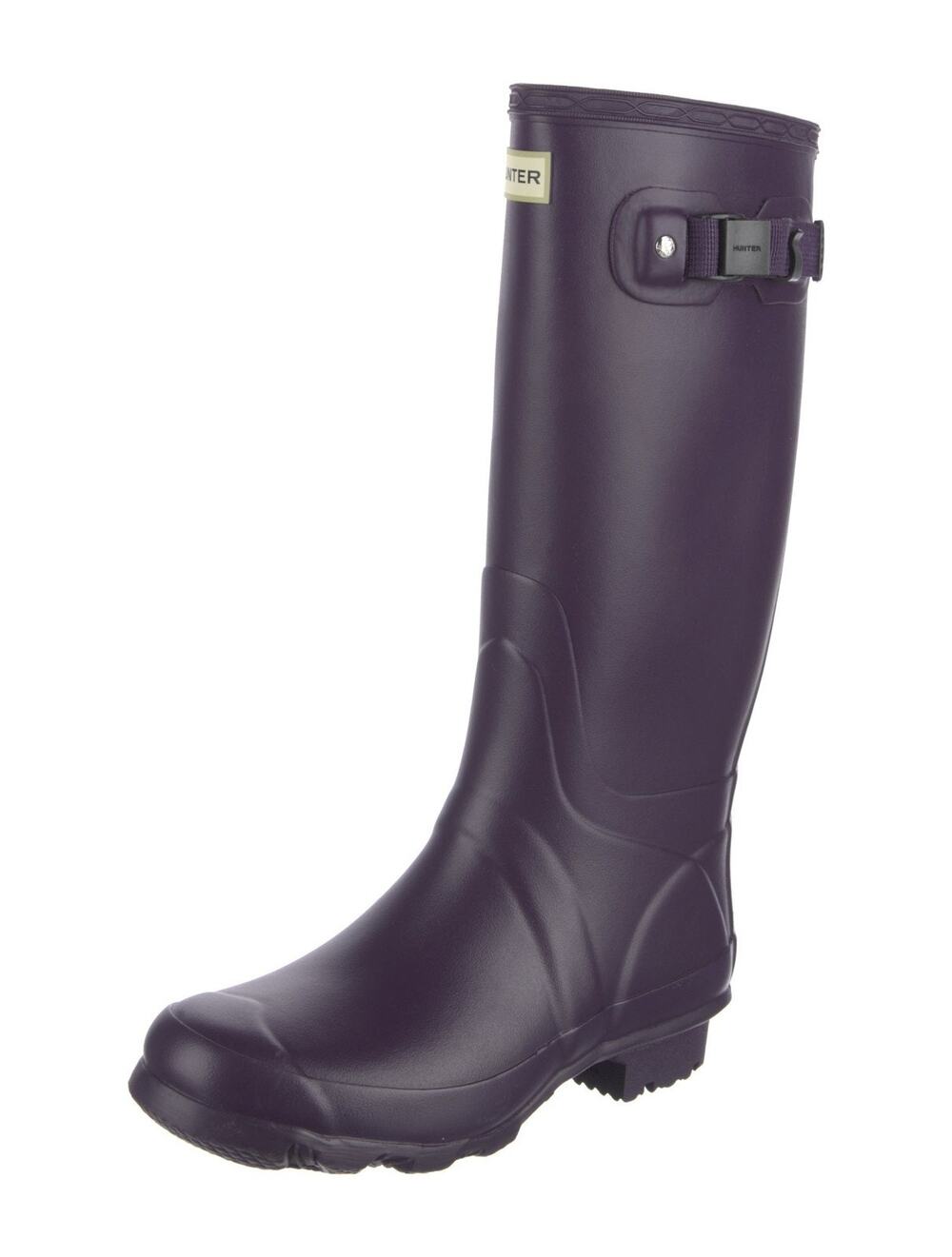 Hunter Original Field Women's Waterproof Rain Boot PURPLE Size 9 US
